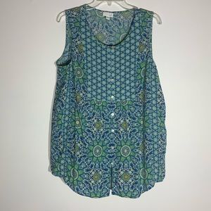 J. Jill patterned breezy tank